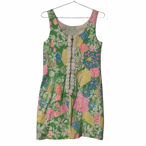 Lily Pulitzer Cathy Hibiscus Shift Dress - Picture 5 of 7